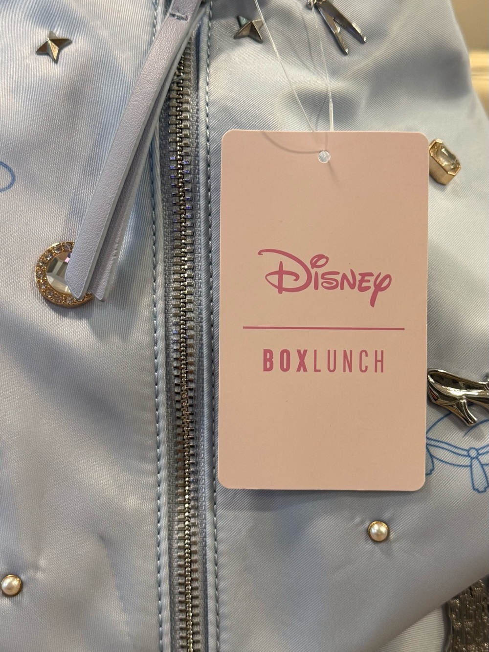 Disney Cinderella Minimalist Studded Mini Backpack AND Matching Wallet - NWT - Picture 2 of 15